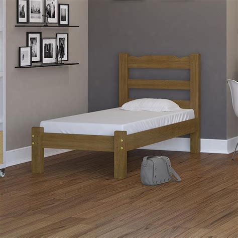 cama solteiro madeira - comoda madeira